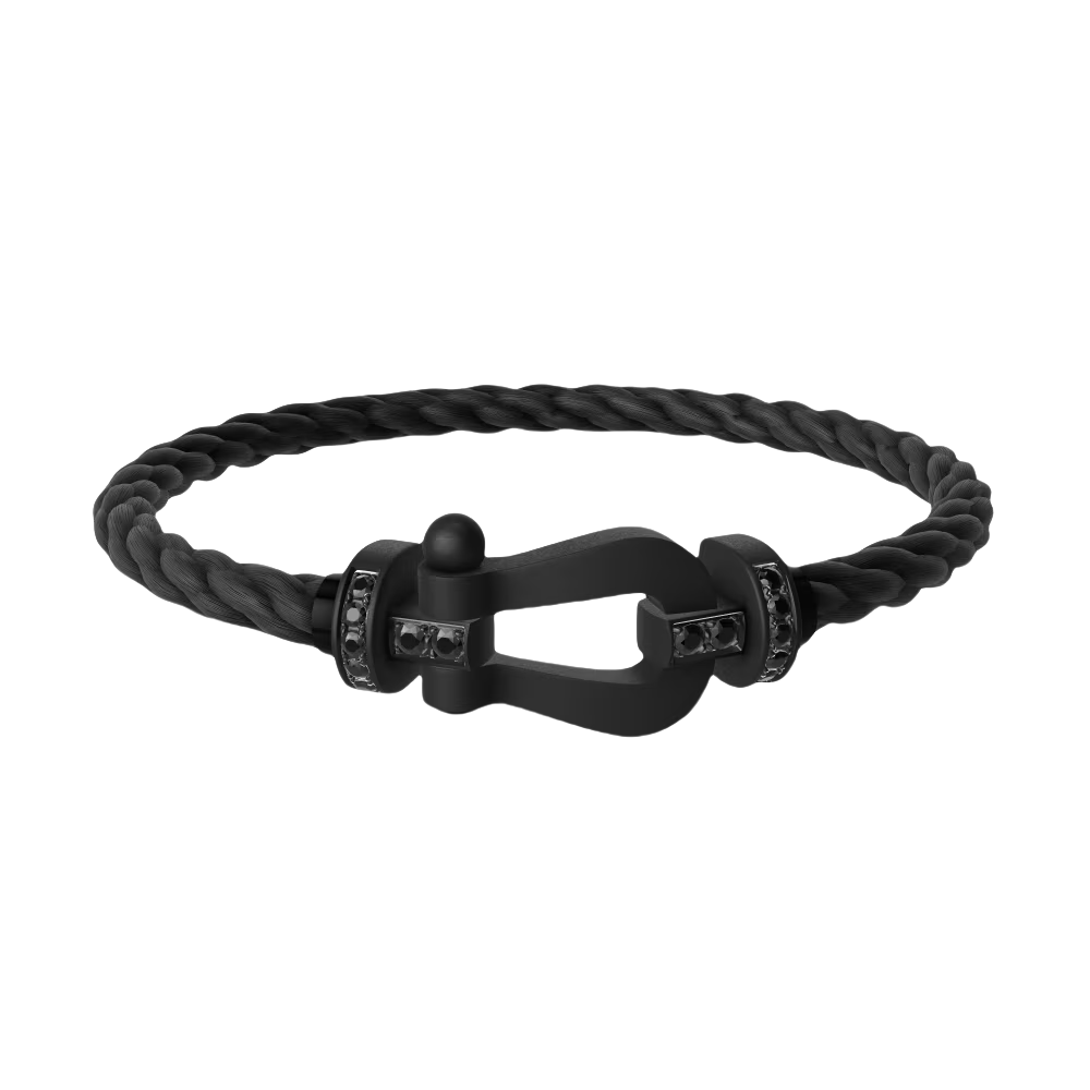 Force 10 Horseshoe Buckle Bracelet-Black Knight