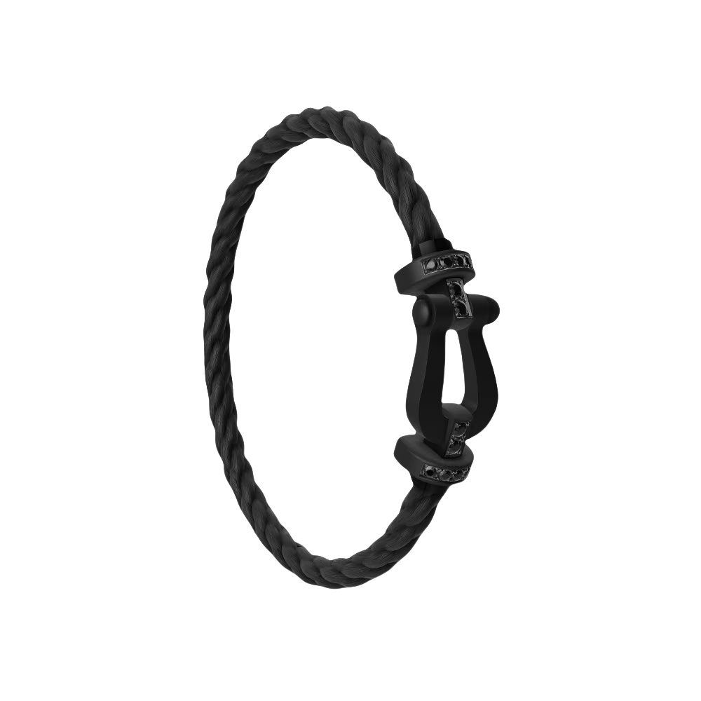 Force 10 Horseshoe Buckle Bracelet-Black Knight