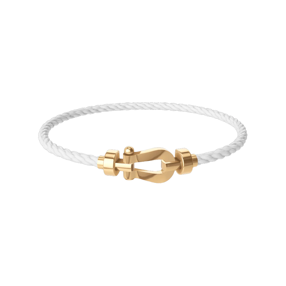 Force 10 Horseshoe Buckle Bracelet-Gold No Diamonds